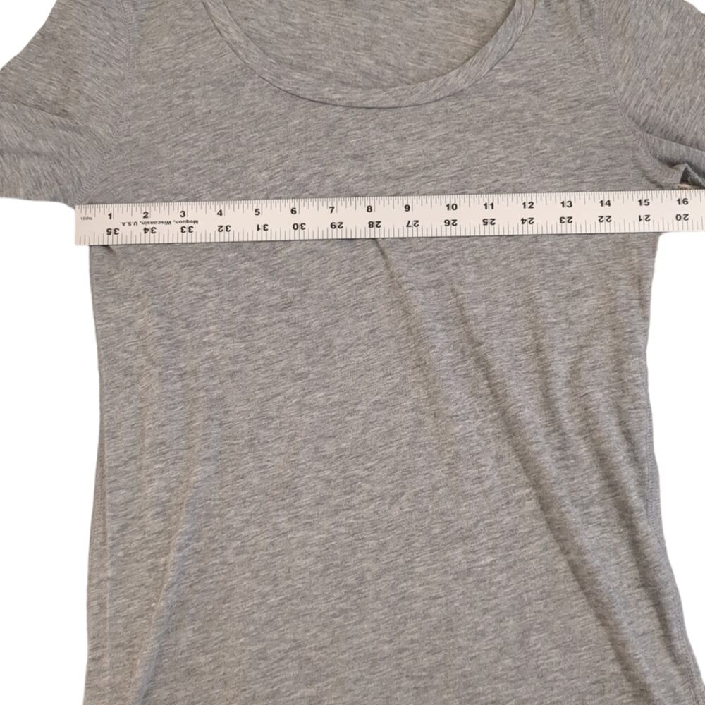 VS Pink Classic 3/4 Sleeve Gray T-Shirt Size Small EUC - Picture 3 of 8